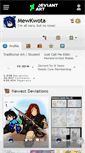 Mobile Screenshot of mewkwota.deviantart.com
