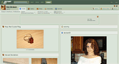 Desktop Screenshot of not-broken.deviantart.com