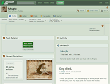 Tablet Screenshot of fukuplz.deviantart.com