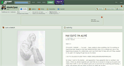 Desktop Screenshot of missmcspaz.deviantart.com