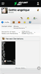 Mobile Screenshot of gothic-angelique.deviantart.com