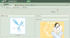 Desktop Screenshot of ladyxiao.deviantart.com