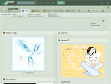 Tablet Screenshot of ladyxiao.deviantart.com