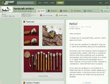 Tablet Screenshot of handcraft-artist.deviantart.com