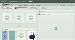 Desktop Screenshot of fanedfox.deviantart.com