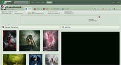 Desktop Screenshot of dreamsdeleted.deviantart.com