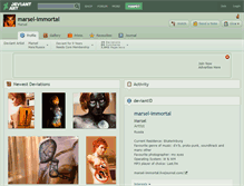 Tablet Screenshot of marsel-immortal.deviantart.com