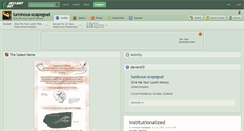 Desktop Screenshot of luminous-scapegoat.deviantart.com