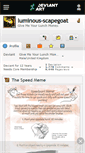 Mobile Screenshot of luminous-scapegoat.deviantart.com