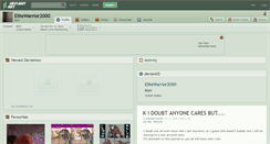 Desktop Screenshot of elitewarrior2000.deviantart.com