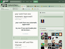 Tablet Screenshot of cultureurban.deviantart.com