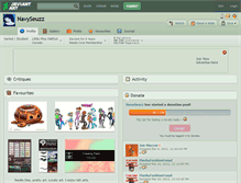 Tablet Screenshot of navyseuzz.deviantart.com