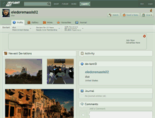 Tablet Screenshot of eledoremassis02.deviantart.com