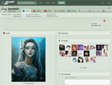 Tablet Screenshot of iayetta83.deviantart.com