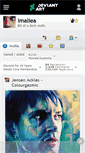 Mobile Screenshot of imaliea.deviantart.com