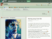 Tablet Screenshot of imaliea.deviantart.com