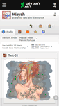 Mobile Screenshot of miayah.deviantart.com