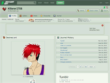 Tablet Screenshot of killerer2708.deviantart.com