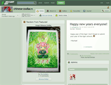 Tablet Screenshot of chinese-zodiac.deviantart.com
