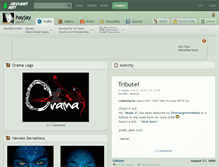 Tablet Screenshot of hayjay.deviantart.com