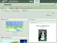 Tablet Screenshot of dornenreich.deviantart.com
