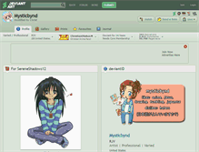 Tablet Screenshot of mysticbynd.deviantart.com