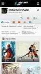 Mobile Screenshot of disturbed-shade.deviantart.com