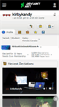 Mobile Screenshot of kirbykandy.deviantart.com