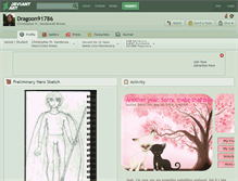 Tablet Screenshot of dragoon91786.deviantart.com