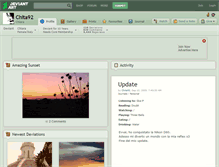 Tablet Screenshot of chita92.deviantart.com