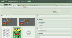 Desktop Screenshot of dianesdream.deviantart.com
