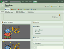 Tablet Screenshot of dianesdream.deviantart.com