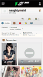 Mobile Screenshot of naughtymaid.deviantart.com