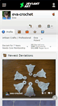 Mobile Screenshot of eva-crochet.deviantart.com