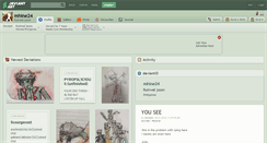 Desktop Screenshot of mhine24.deviantart.com