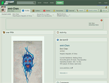 Tablet Screenshot of emi-chen.deviantart.com