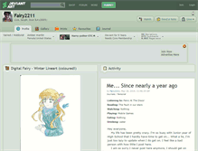 Tablet Screenshot of fairy2211.deviantart.com