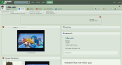 Desktop Screenshot of i-like-cats.deviantart.com