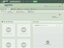 Tablet Screenshot of jugonleslacs.deviantart.com