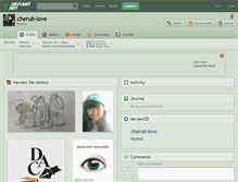 Tablet Screenshot of cherub-love.deviantart.com