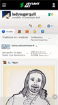 Mobile Screenshot of ladysugarquill.deviantart.com