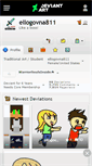Mobile Screenshot of ellogovna811.deviantart.com