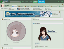 Tablet Screenshot of annakire.deviantart.com