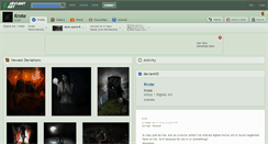Desktop Screenshot of krote.deviantart.com