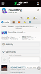 Mobile Screenshot of powerring.deviantart.com