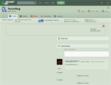 Tablet Screenshot of powerring.deviantart.com