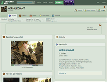 Tablet Screenshot of m0rt4lk0mb4t.deviantart.com