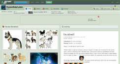 Desktop Screenshot of peytonridecullen.deviantart.com