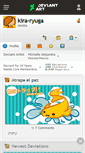 Mobile Screenshot of kira-ryuga.deviantart.com