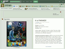 Tablet Screenshot of guttergoo.deviantart.com